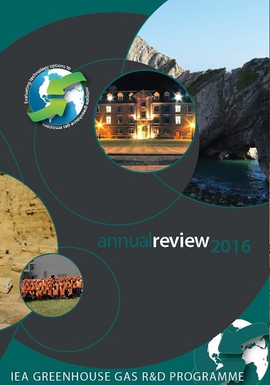 IEA GHG ANnual Review 2016 - cover thumbnail 