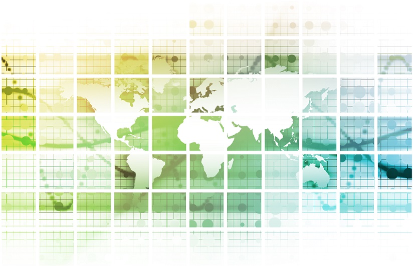 Image of a world map